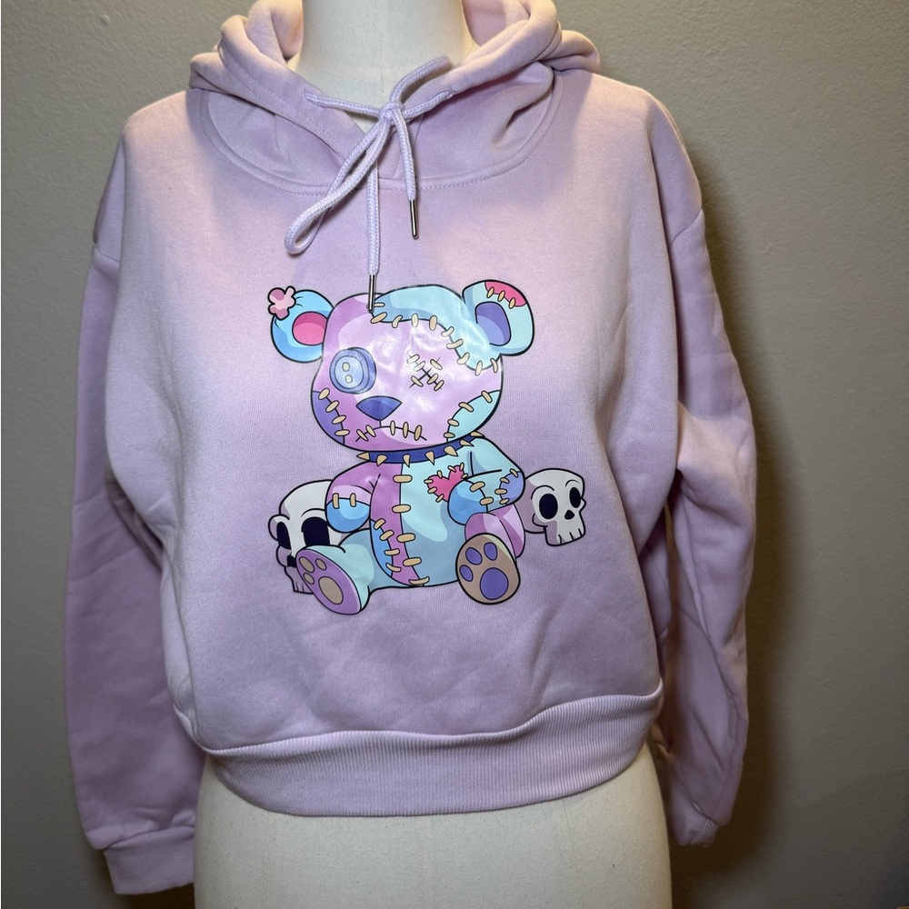 Cute Pastel Teddy Bear Hoodie